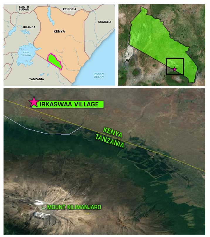 maasai people map