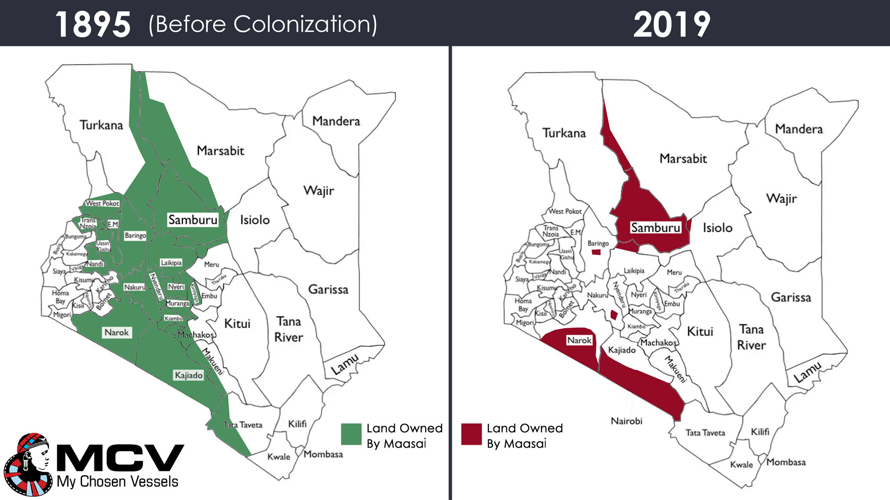 maasai people map